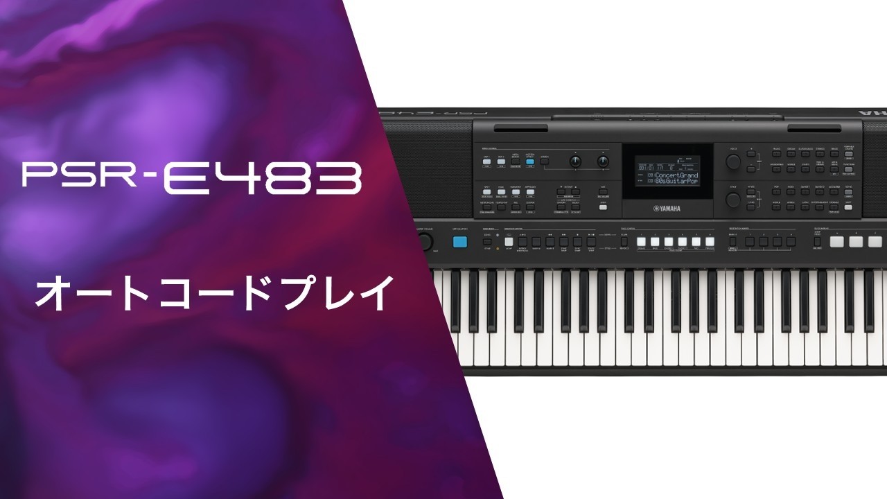 オートコードプレイ_PSR-E483