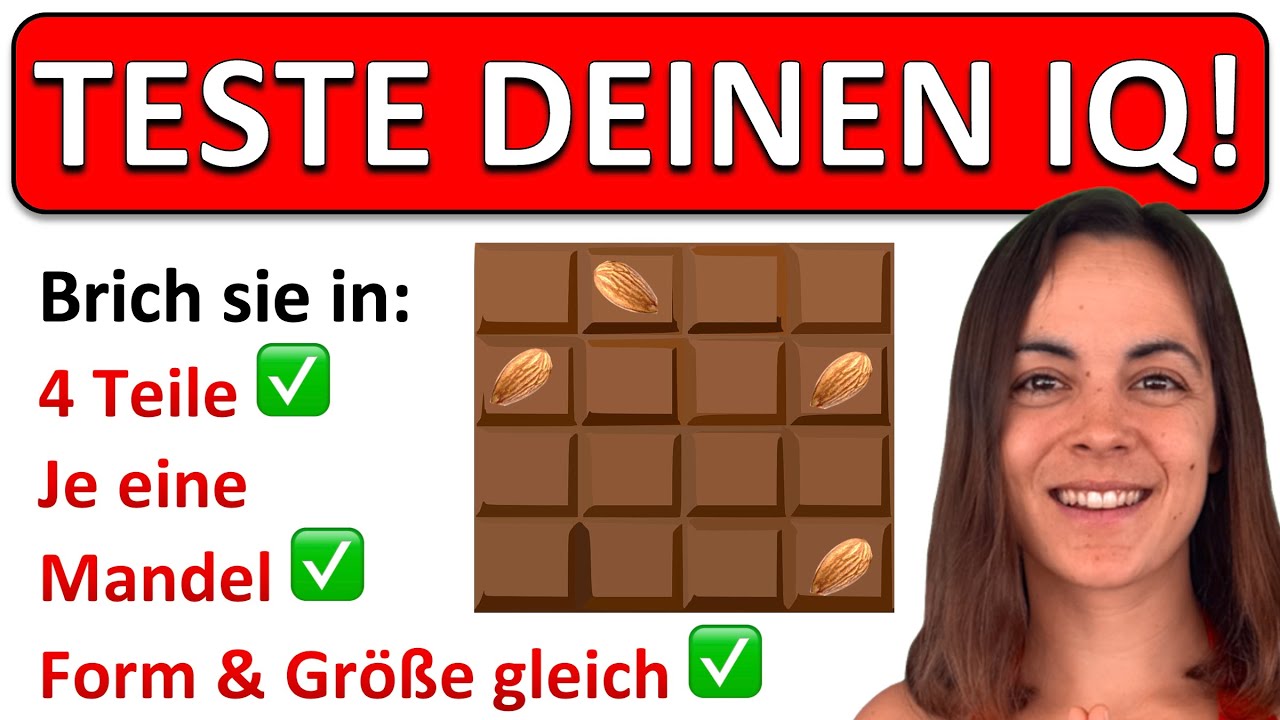 🚀🚀🚀 Wie schlau bist DU? | Zwei Logik Fragen aus einem Intelligenz Test!