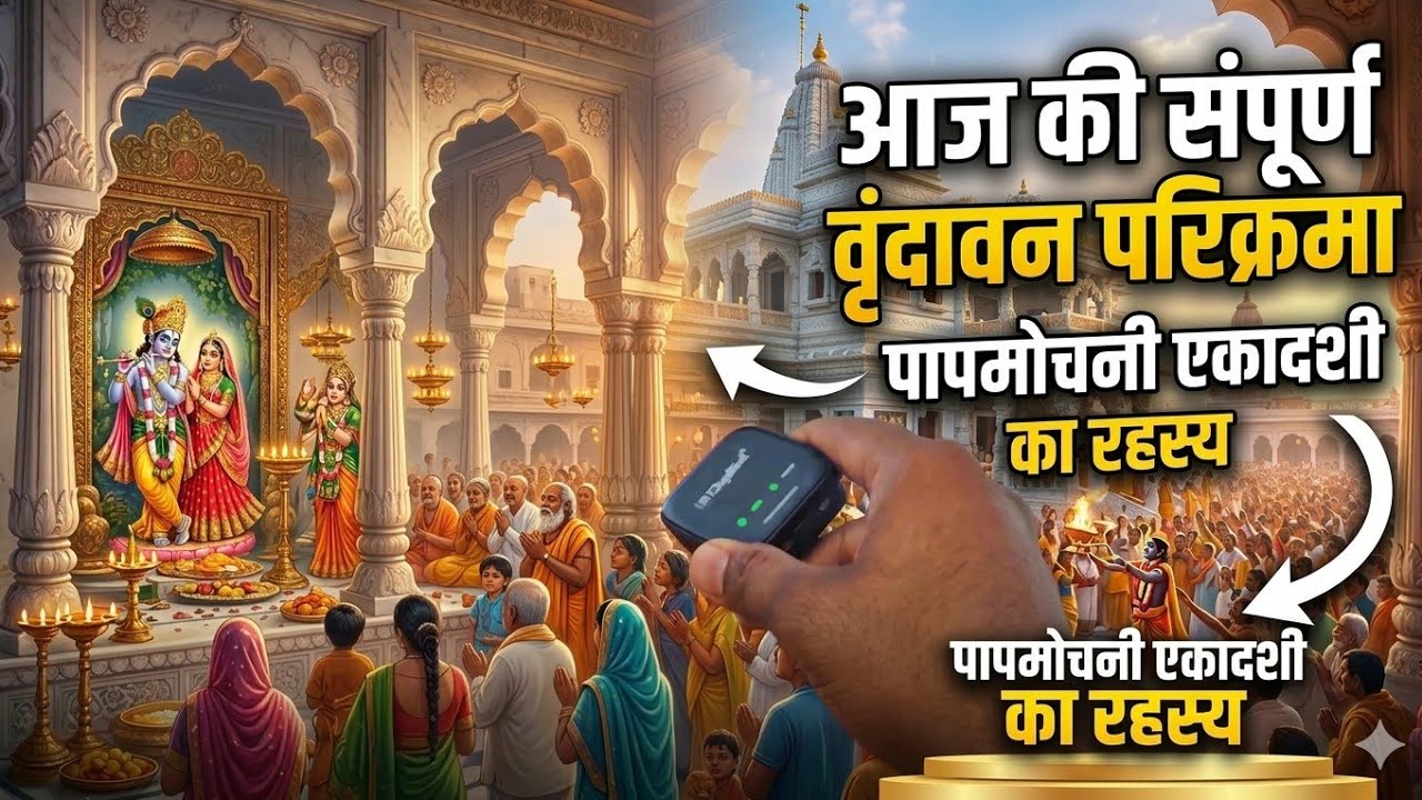15 मार्च 🌸 एकादशी की संपूर्ण परिक्रमा दर्शन #Ekadashi #livestream #ytstream #braj