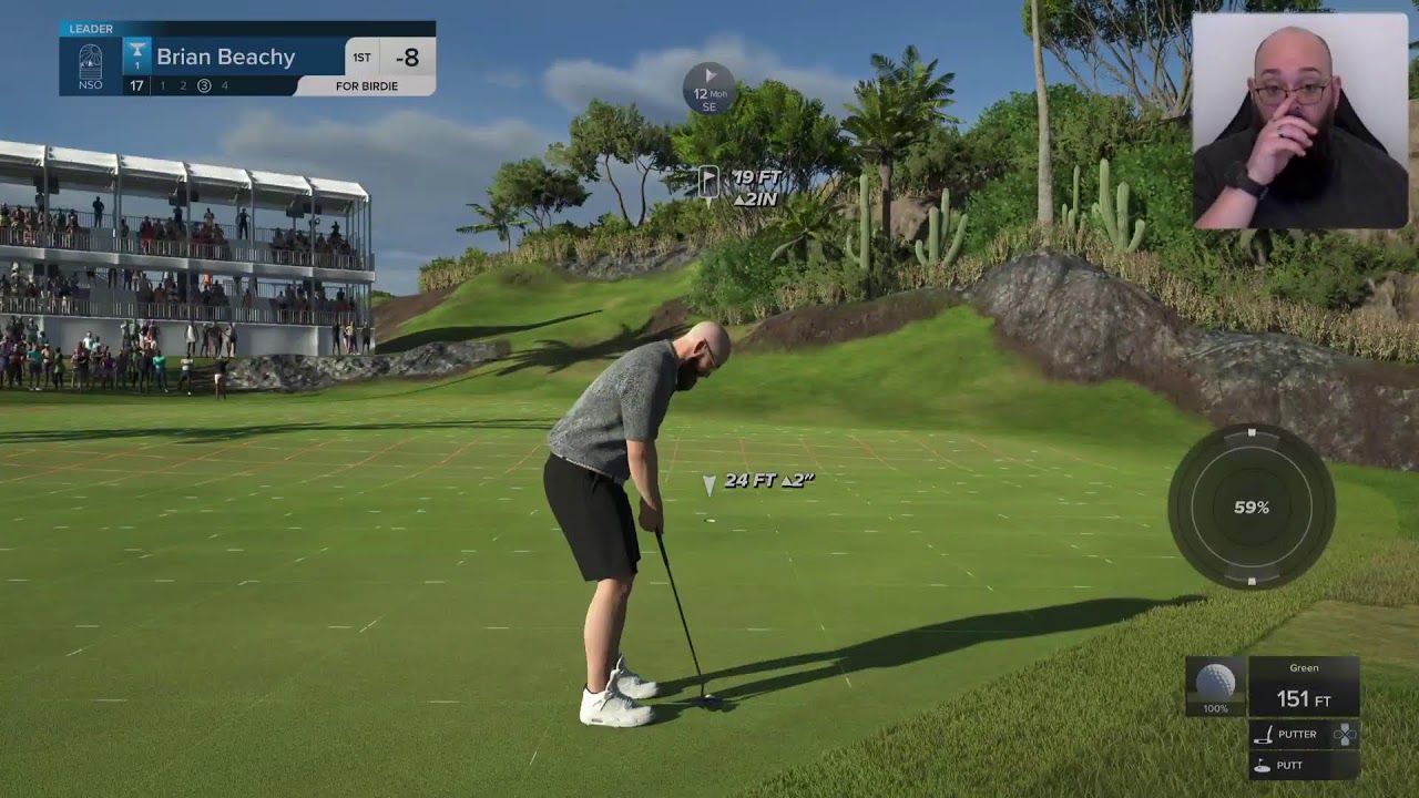 PGA TOUR 2K25 Skins with Eddie #beachy #570 #pgatour2k25 #proam