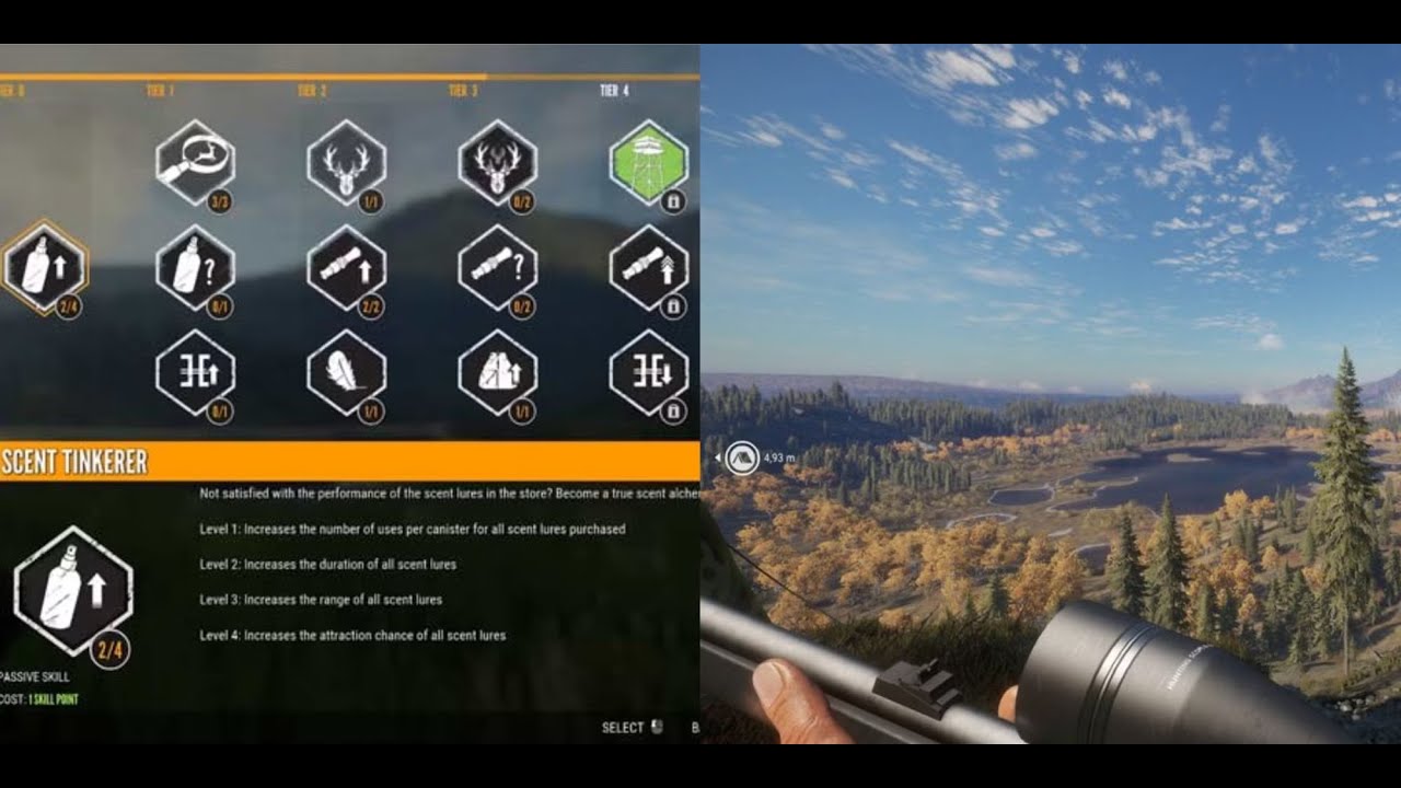 The hunter call of the wild. Tutorial skill e perks