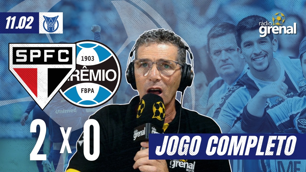 AO VIVO: COLETIVA DE LUÍS CASTRO - TÉCNICO DO GRÊMIO | SÃO PAULO (2) X (0) GRÊMIO | BRASILEIRÃO |