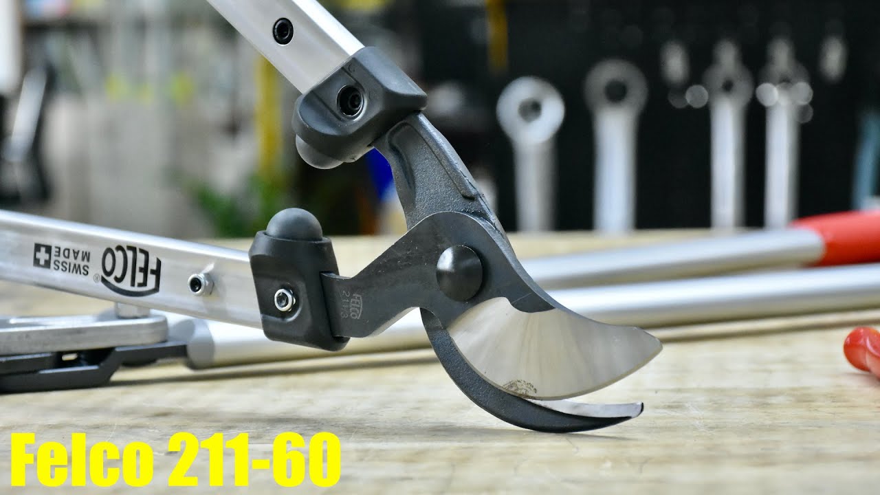 Kéo cắt cành Ø35mm, kiểu tôm càng, cài 600mm FELCO 211-60 - Thụy Sỹ