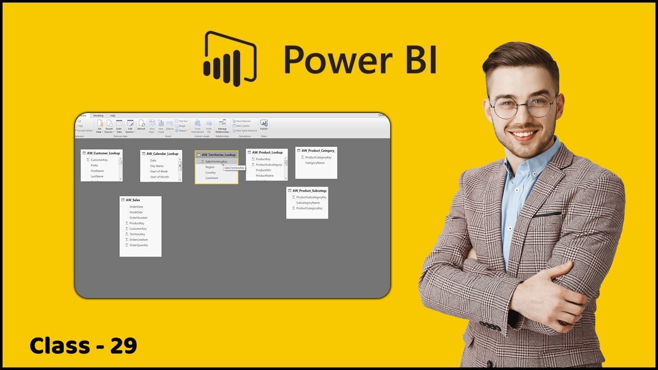 4.3 Understanding Data Tables vs. Lookup Tables | Relationships & Data Models | Learn Power BI 2022