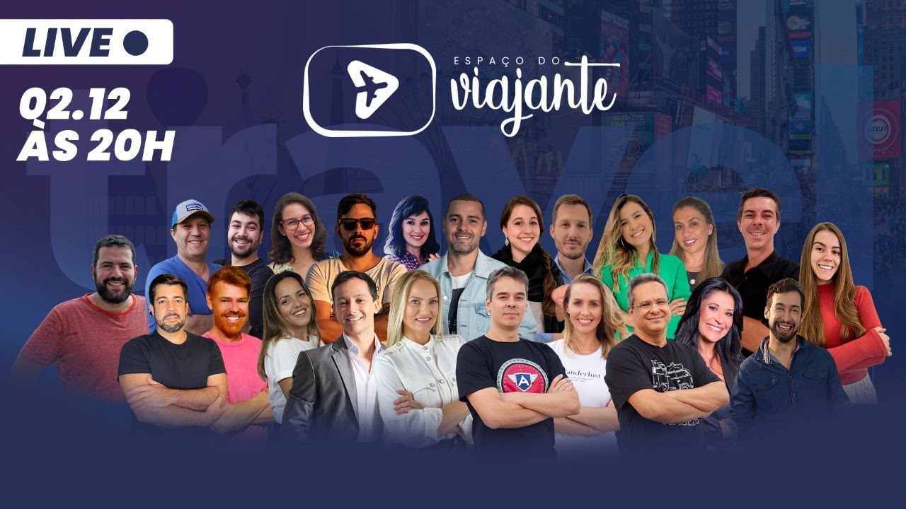 Live de lan&ccedil;amento do Espa&ccedil;o do Viajante
