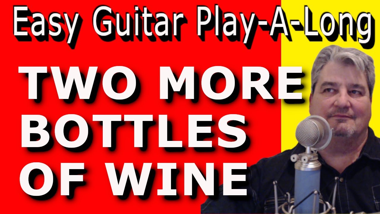 TWO MORE BOTTLES OF WINE - Easy Guitar PLAY-A-LONG LESSON