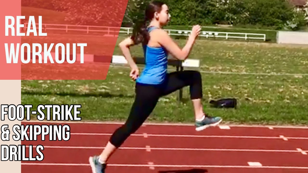 Real workout: Get Faster and more Reactive with Foot Strike Drills - for sprinters & jumpers