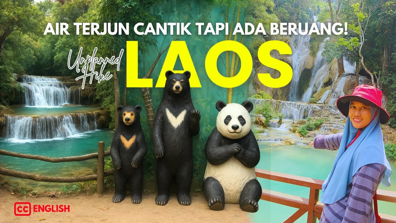 EP 5: LAOS Memang Tak Kalah! Kami Jumpa Beruang Betul kat Air Terjun Biru