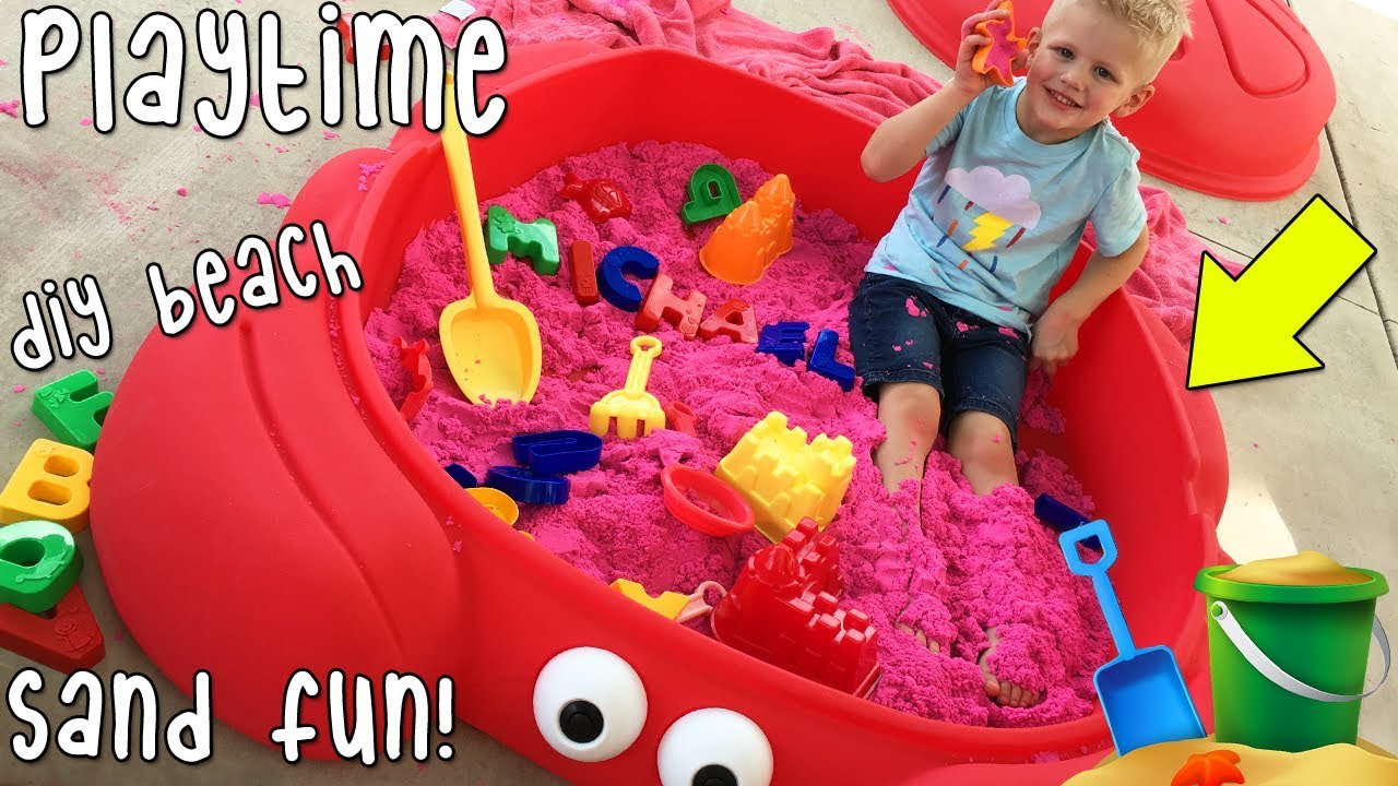 Beach in Our Backyard Playtime!!