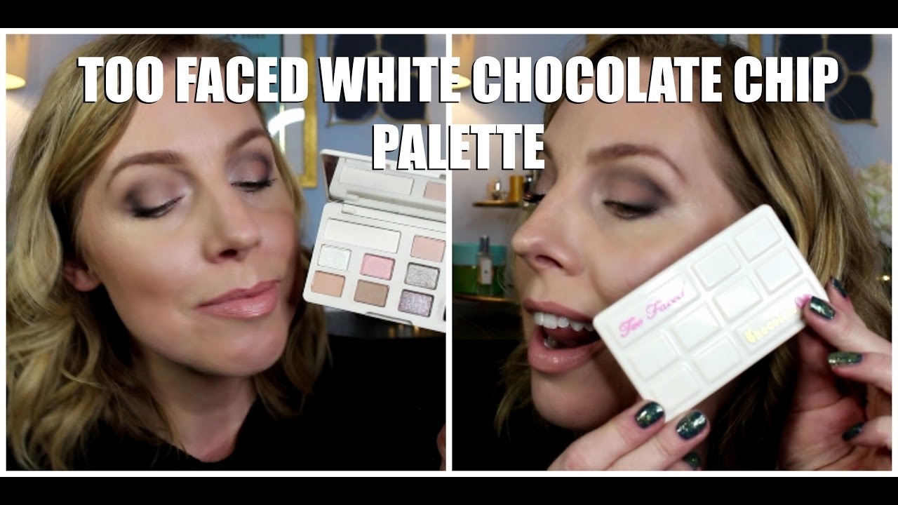 TOO FACED WHITE CHOCOLATE CHIP PALETTE REVIEW