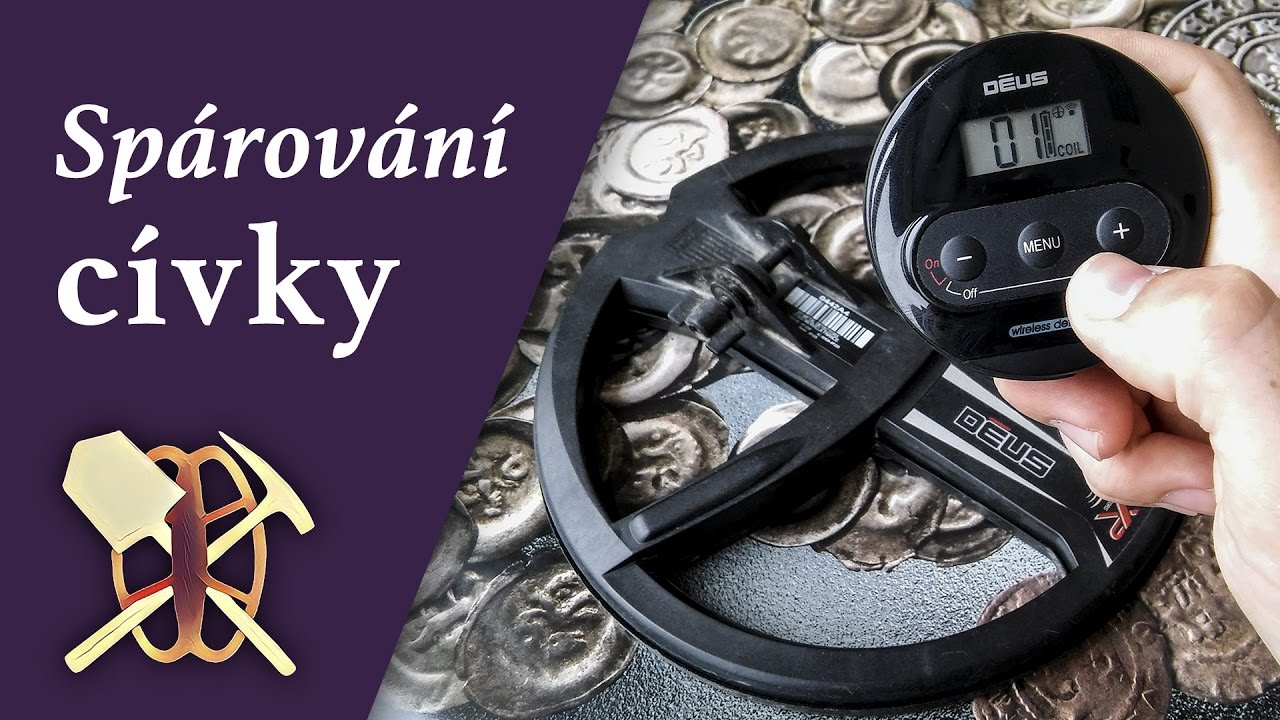 Spárování cívky na detektoru kovů XP Deus