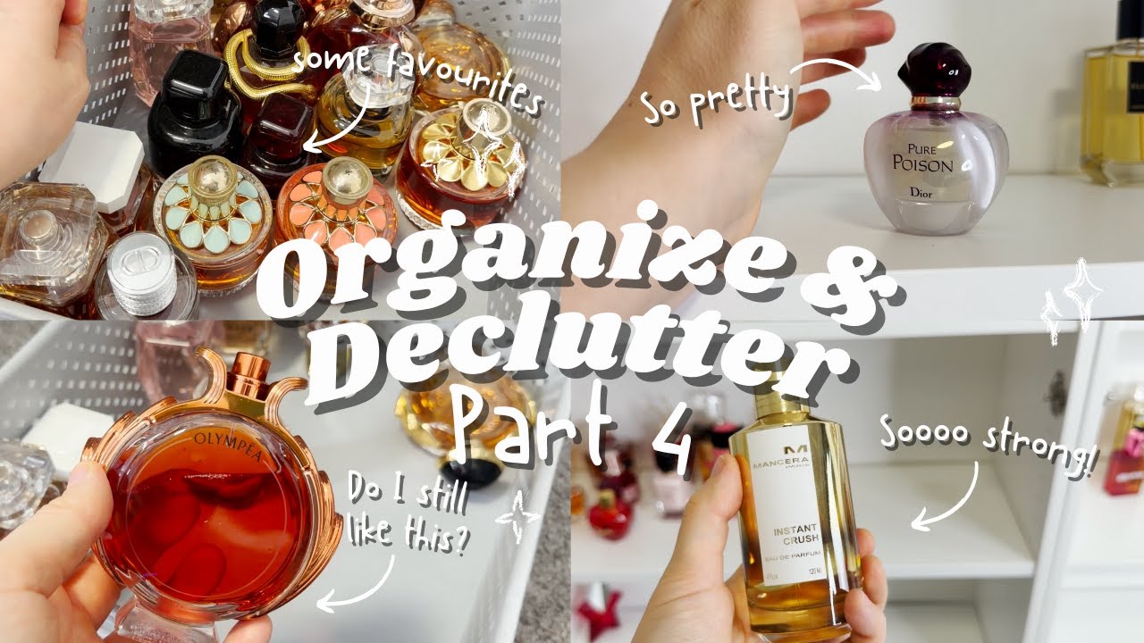 Organize and Declutter my Perfume Collection with me! (Part 4) | Fragrance Organization + Declutters
