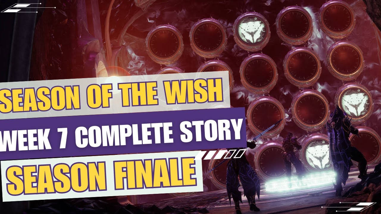 Destiny 2 - Season Of The Wish - Complete Week 7 Story - Season Finale