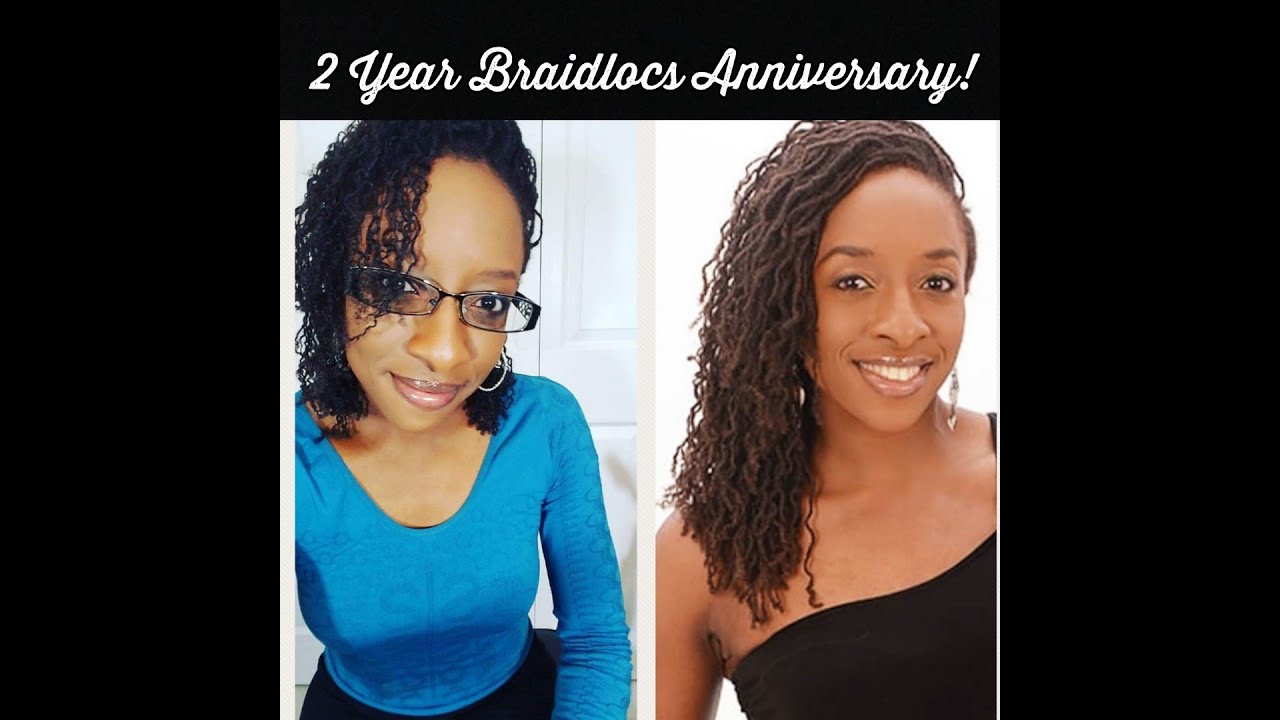 2 Year Braidlocs Anniversary - Loose Natural to Locs Journey