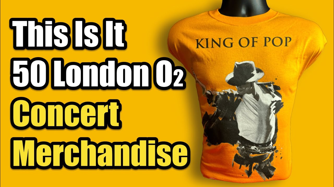 This Is It: 50 London O2 — Concert Merchandise (2009 - 2010)