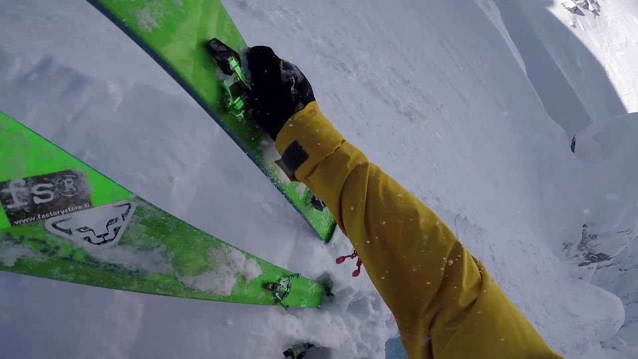 Self rescue without equipment - ski mountaineering - SZ greben Begunjščice