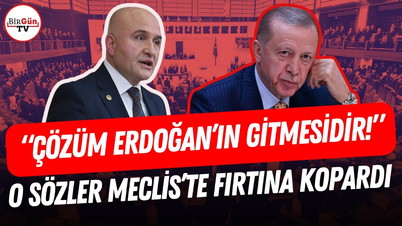 Erhan Usta Meclis’te zehir zemberek sözler söyledi:  “TEMEL SORUN ERDOĞAN'IN KENDİSİDİR!”