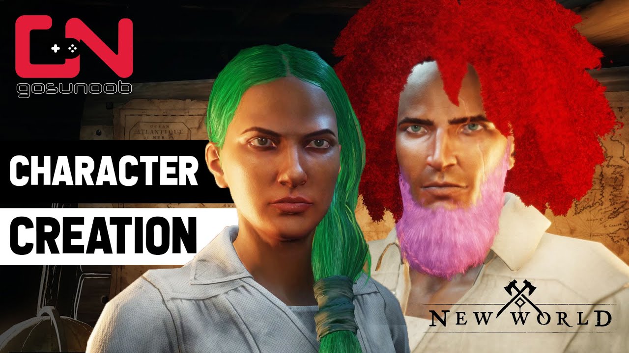 New World Preview Male & Female Character Creation