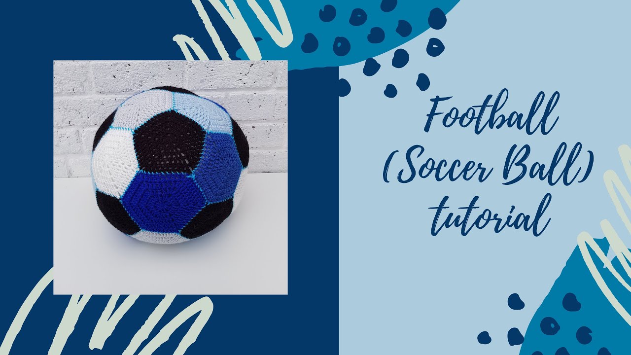 Урок по вязанию крючком футбольного мяча