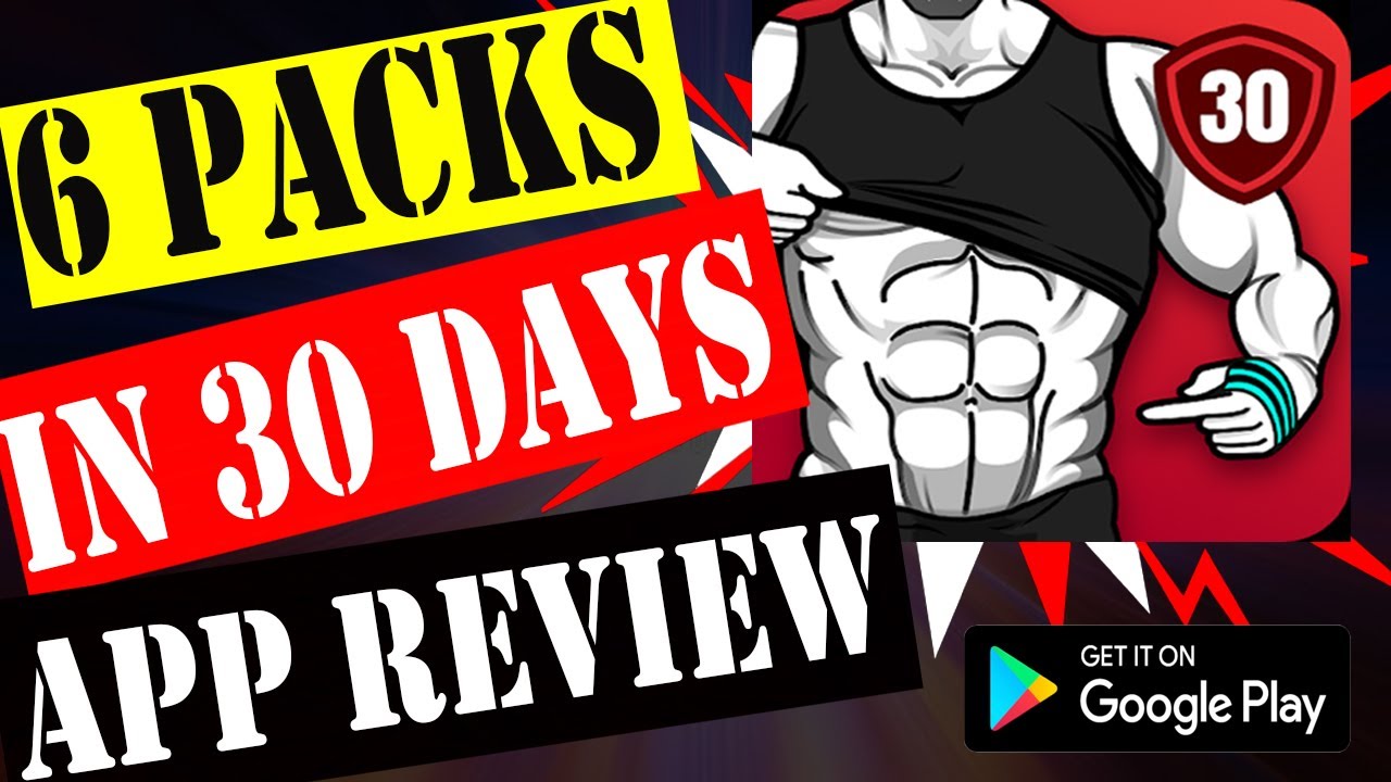 Six Pack in 30 Days - Abs Workout APP REVIEW IN HINDI.