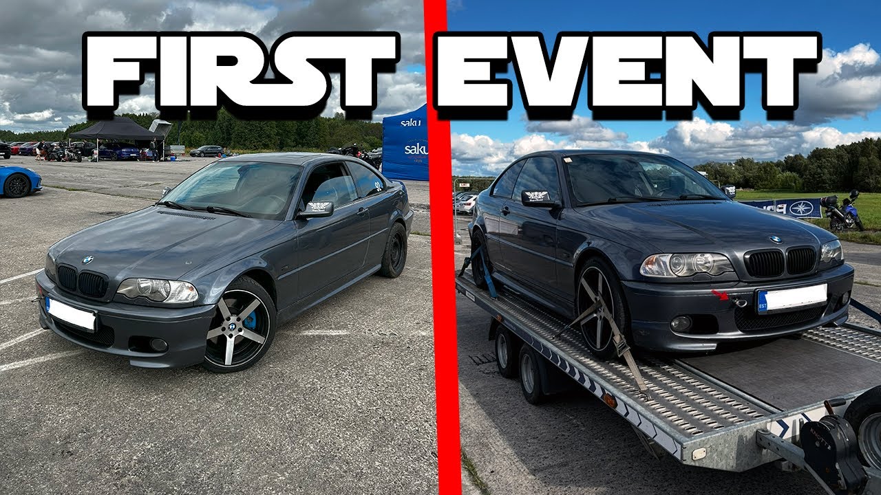 Broke the car on the first Drag Event!