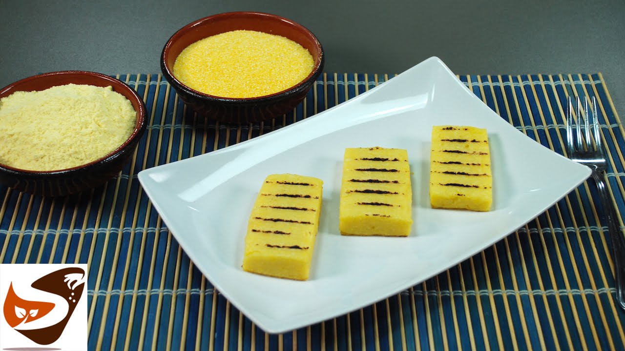 Polenta grigliata: arrostita alla piastra - antipasti (grilled polenta recipe)