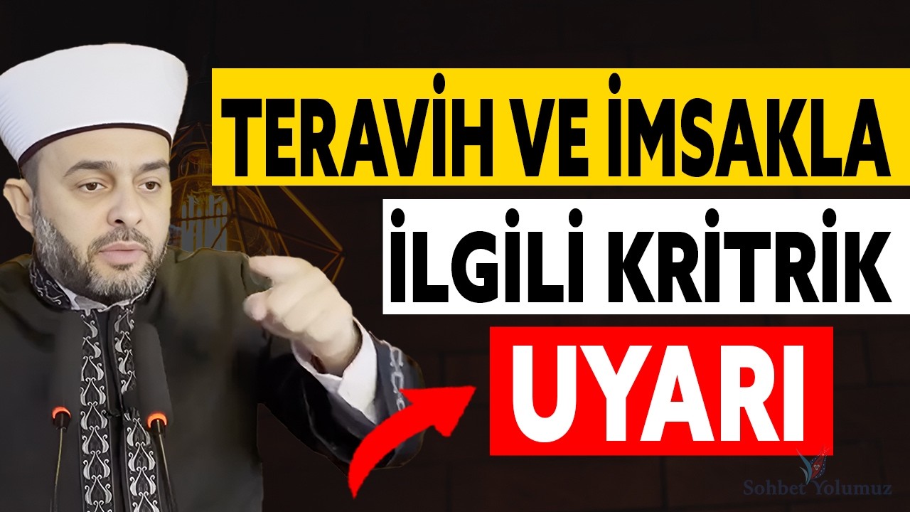 Teravih ve İmsak Hakkında Kritik Uyarı - Halil Konakcı Hoca #teravih