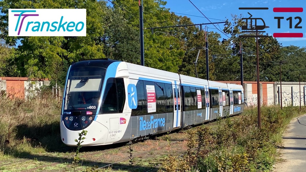 La marche à blanc du T12 sur la partie tram. (Partie 2)