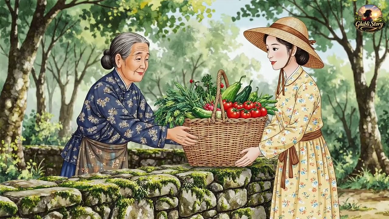 A Peaceful Day in the Countryside – Village Life & Slow Living | Ghibli Style Animation