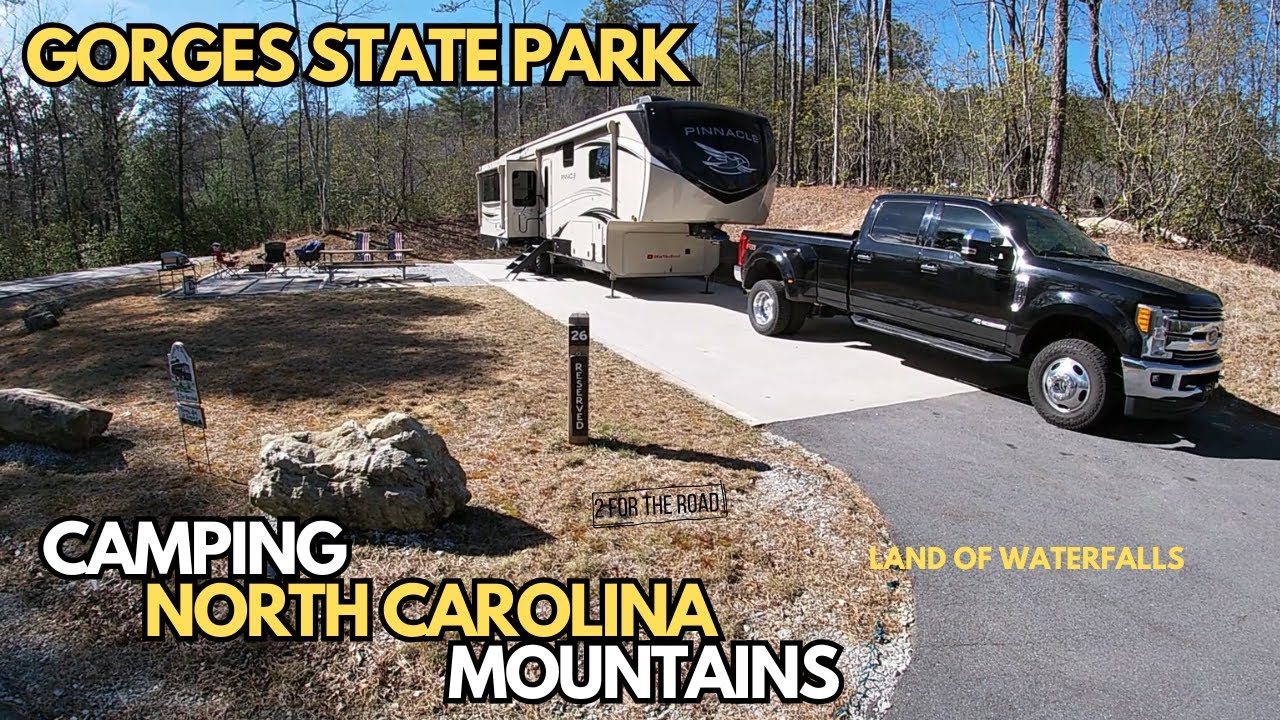 Way up in the Mountains Camping North Carolina Gorges State Park