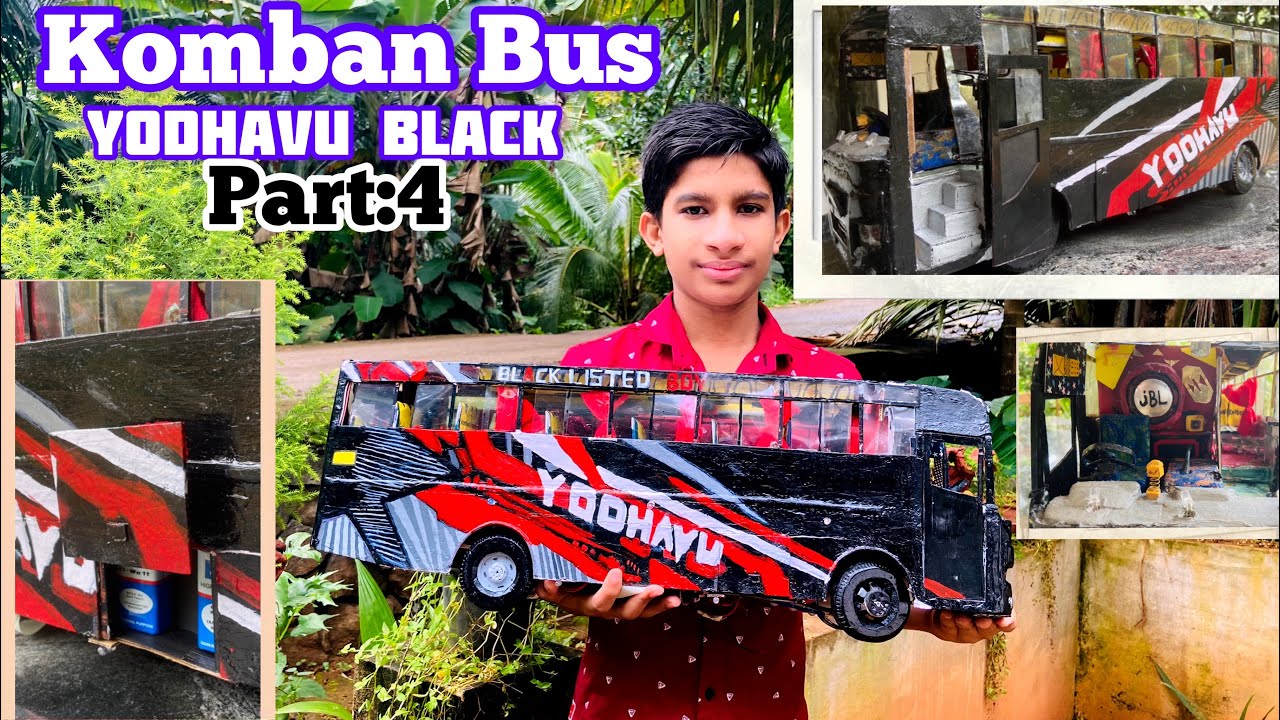 Komban bus yodhavu black making video |Part:4|ameens craft