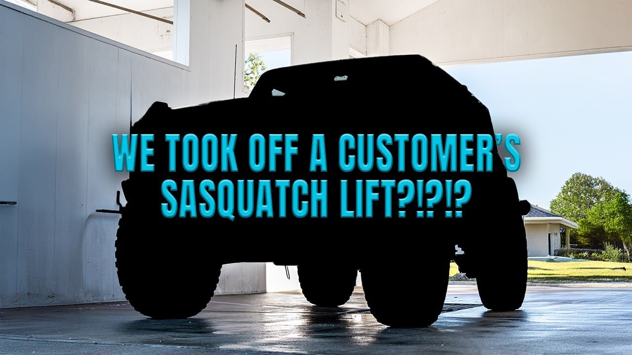 What happens when you REMOVE the Sasquatch package off a brand new BRONCO?!?!