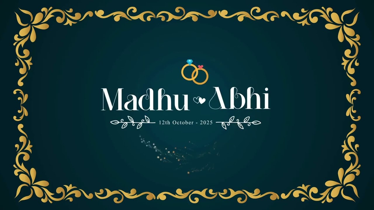 Wedding Lower Third Title - Download After Effects Template/Project