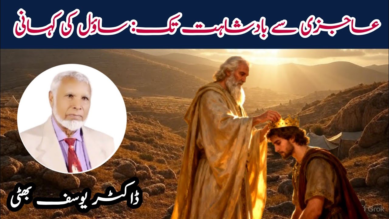 Dr Yousaf Bhatti “From Humility to Kingship: The Story of Saul | عاجزی سے بادشاہت تک: ساؤل کی کہانی”