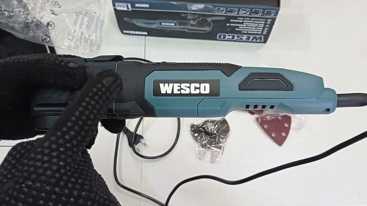 Multiferramenta Oscilante WESCO WS5123K, universal fit system