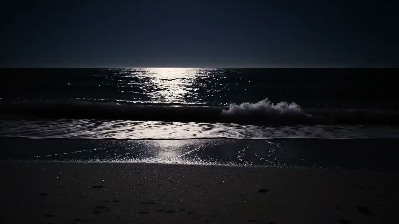 Ocean Waves That Calm Your Mind 🌙 Low Pitch Night Sounds for Deep Sleep