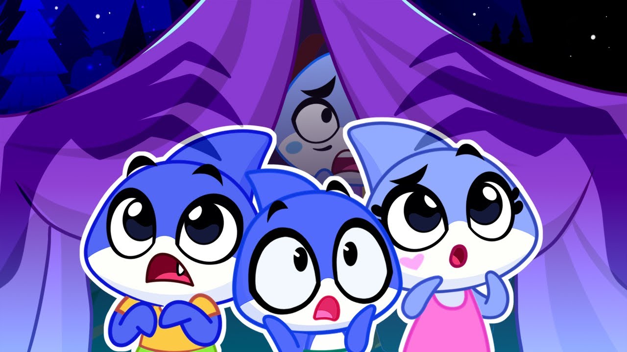 Whispers of the Night: Unveiling the Shadow Creatures #kidscartoon