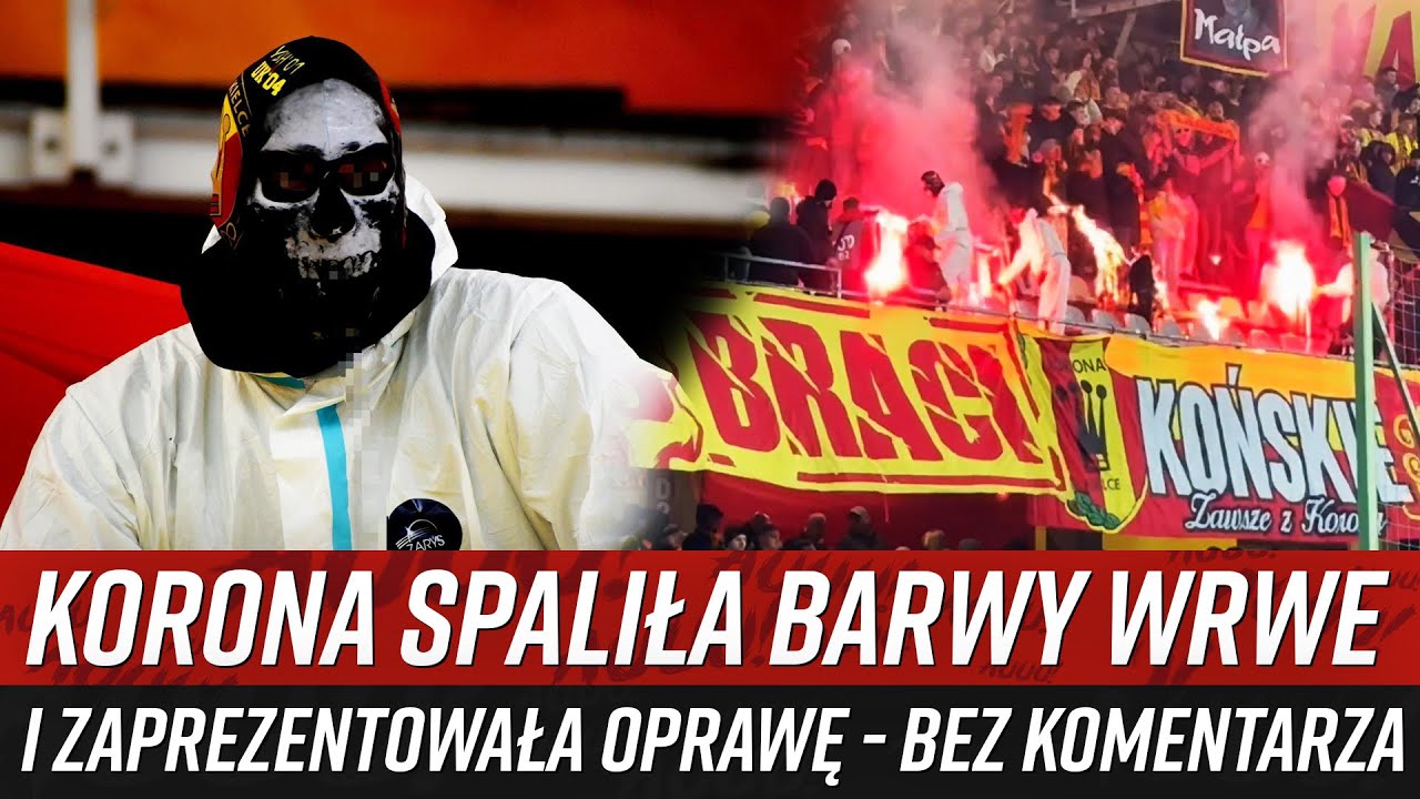 Korona spaliła barwy WRWE i zaprezentowała oprawę - BEZ KOMENTARZA (11.04.2025)