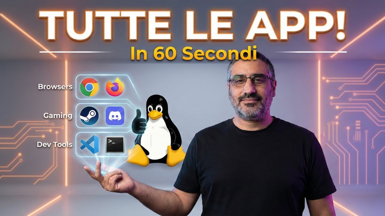 Installare TUTTE le App su Linux in 1 Minuto!