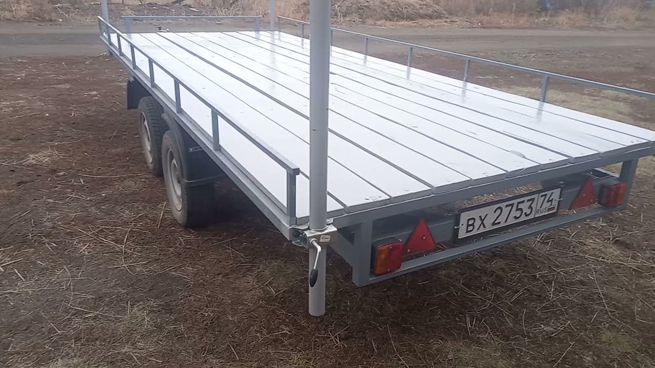 Прицеп для пчёл. Мои доработки.