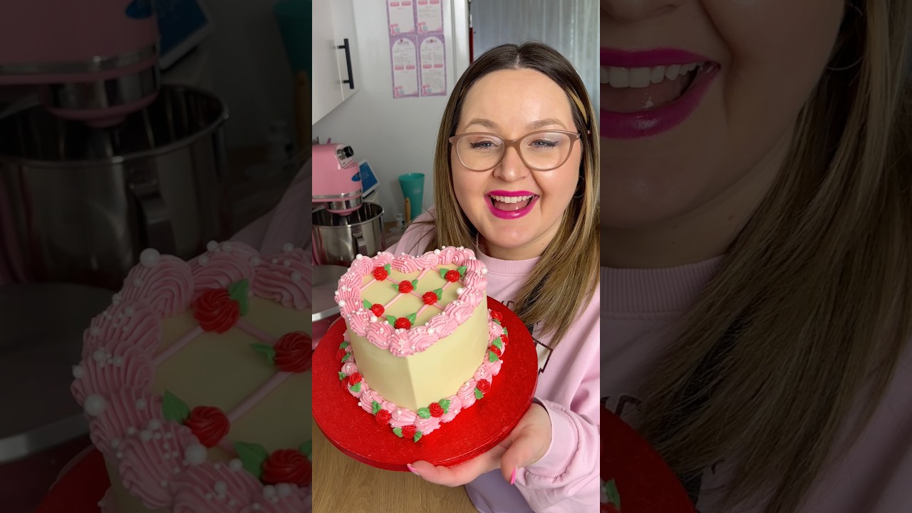 Once you make a Heart Cake with Frost Form, you&rsquo;ll never go back!! 😍 www.frostform.com