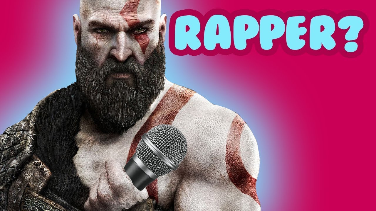 God of War 4 except KRATOS IS A RAPPER!