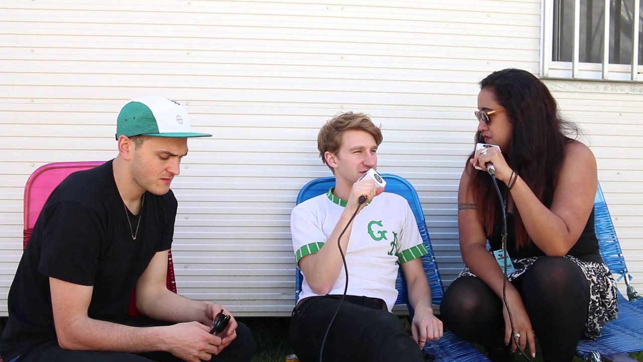 Glass Animals: Interview at Falls Festival (Lorne, Victoria 2014)