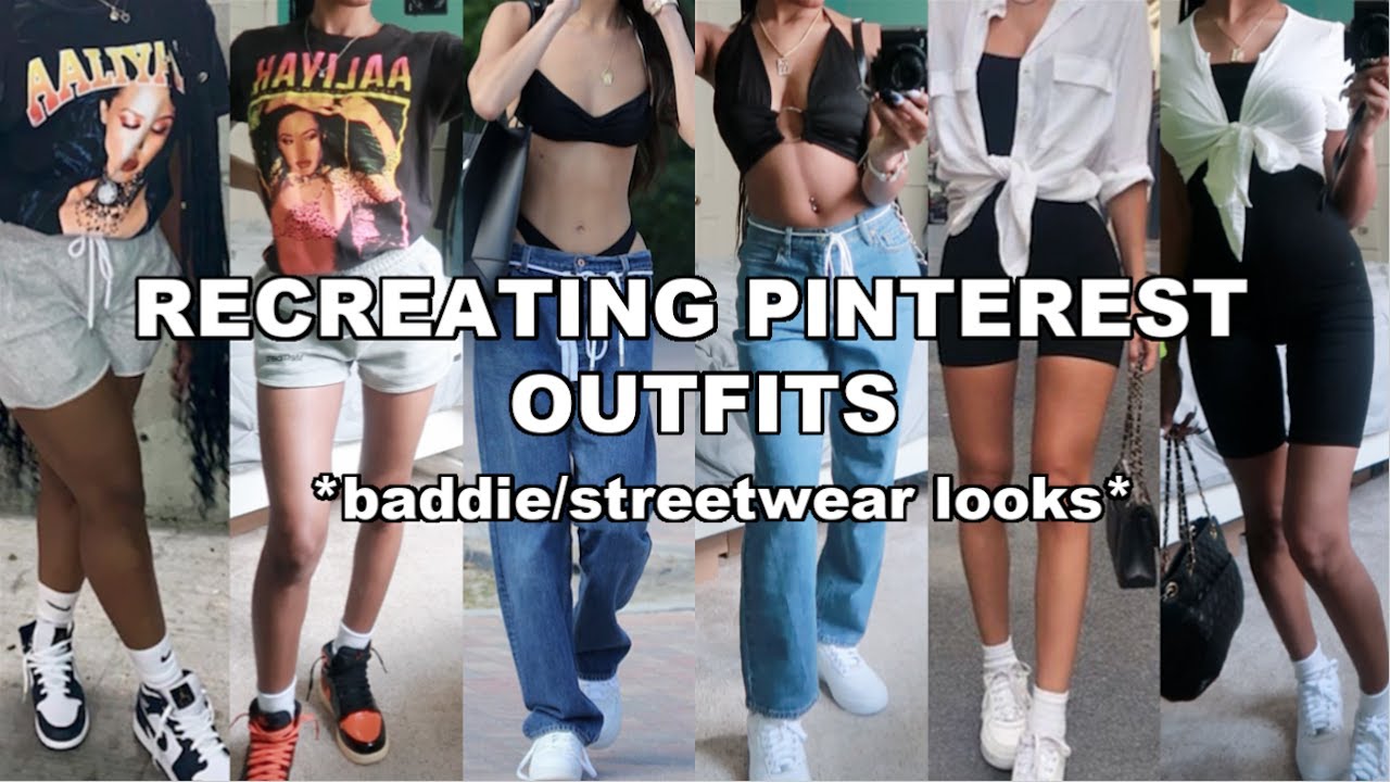 Recreating Pinterest Outfits! *Streetwear Edition*