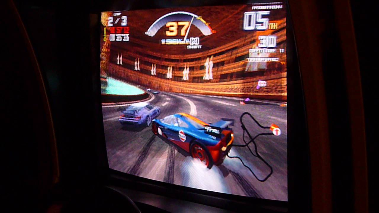 Scud Race/Sega Super GT Gameplay (Arcade PCB) ***Medium***