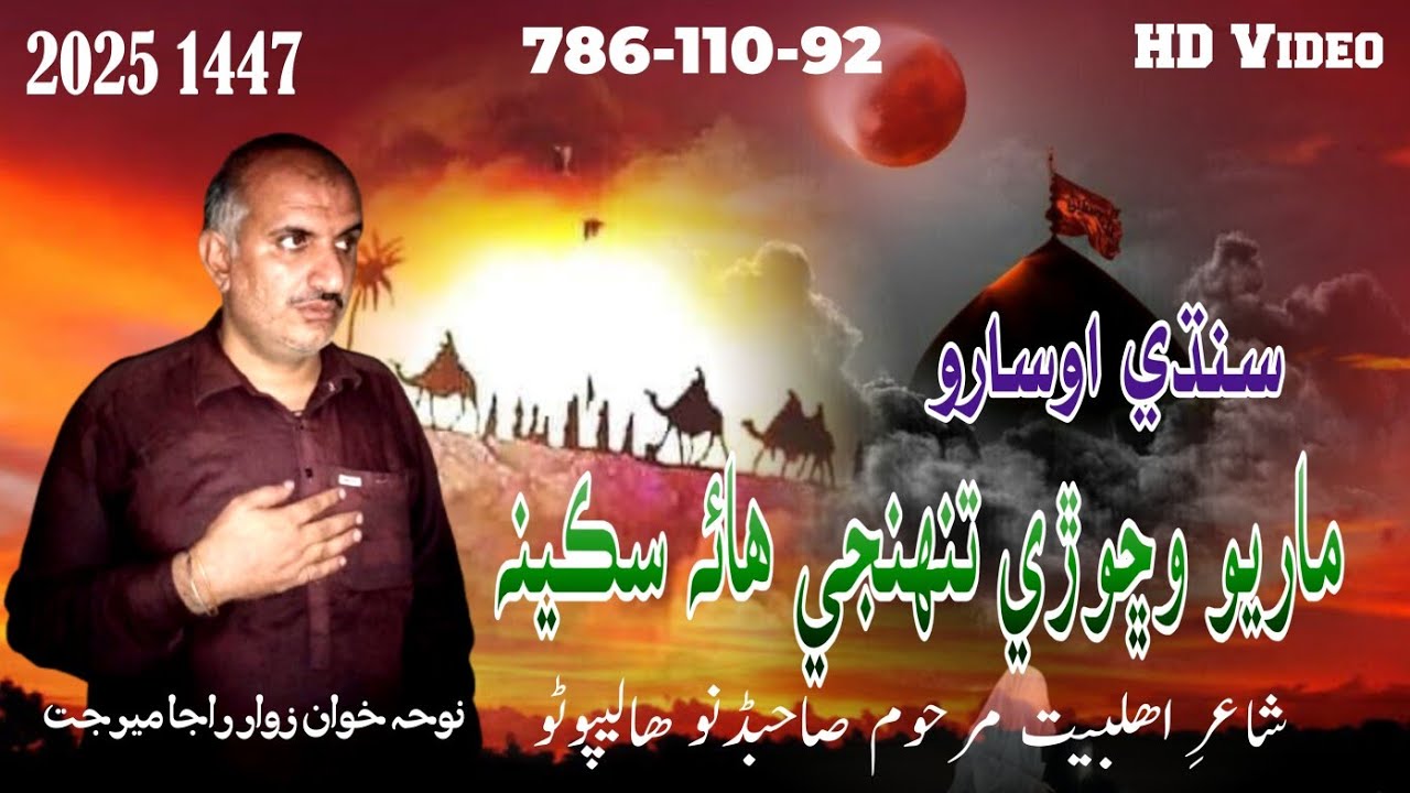 Maario Wchhodre tinhinaje hai Sakeena New Noha Zawar Raja MirJat 2025 1447