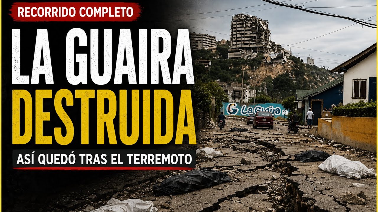 Recorrido completo La Guaira, despu&eacute;s del terremoto en Venezuela  - mi&eacute;rcoles 24 de junio de 2026