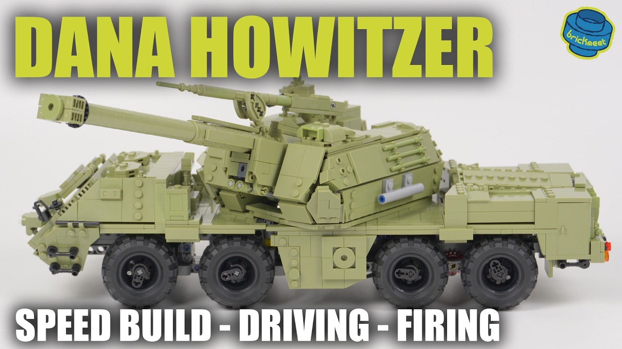 Brick-Building DANA Howitzer - Mould King 20031  (Speed Build Review)