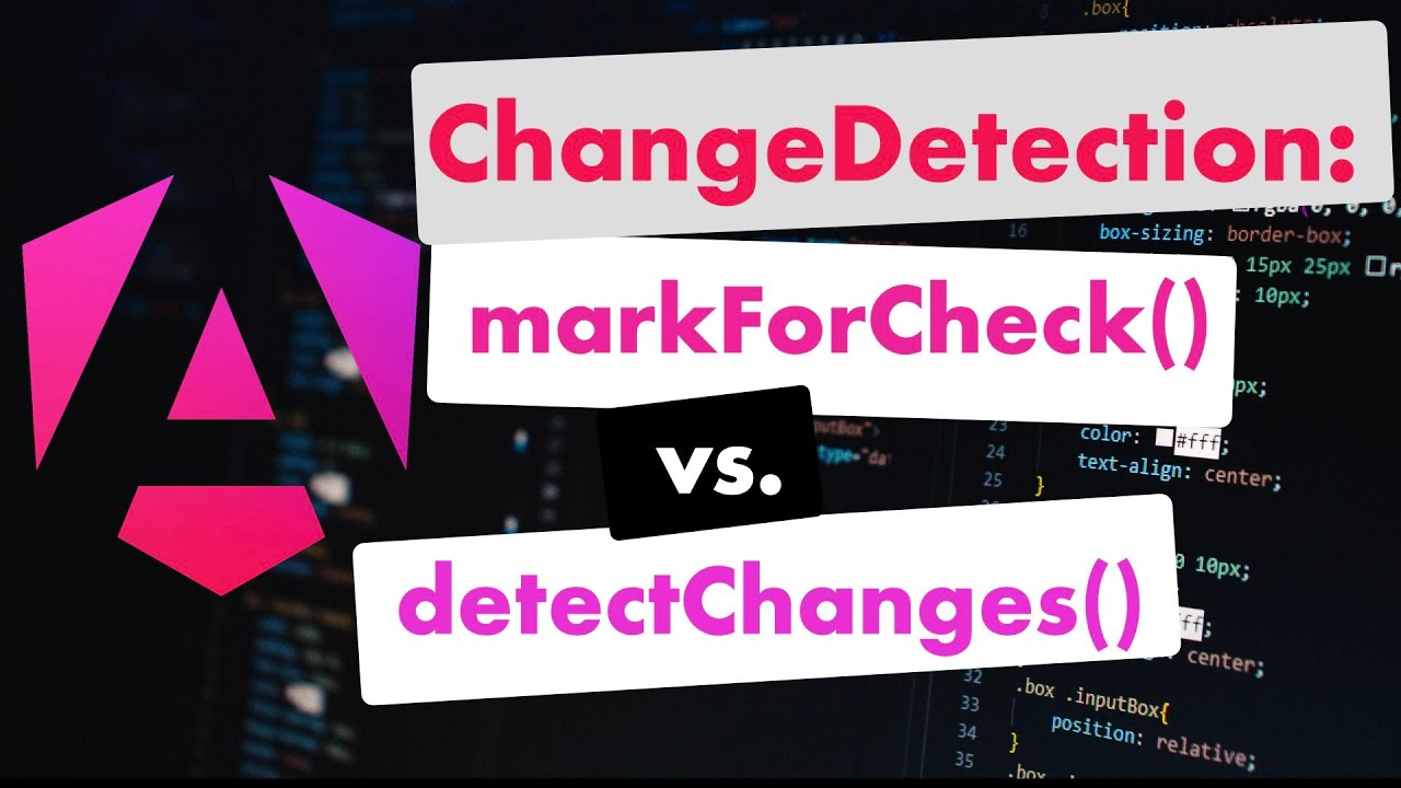 Angular ChangeDetection: markForCheck() против detectChanges()