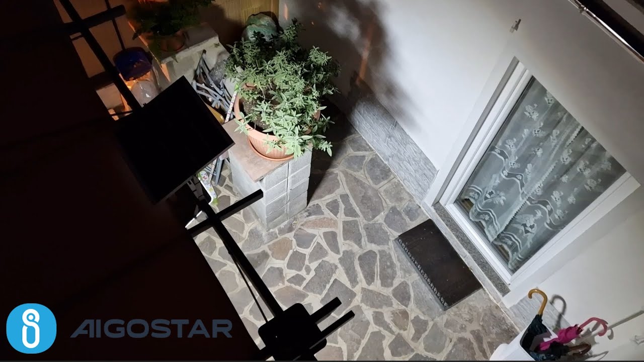 RECENSIONE FARETTO A LED ESTERNO DA 200W AIGOSTAR A ENERGIA SOLARE CON TELECOMANDO E VARIE FUNZIONI